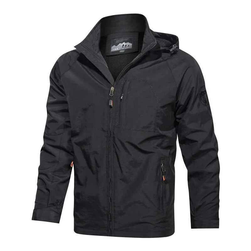 Men's Lightweight Summer Jacket With Zip Front