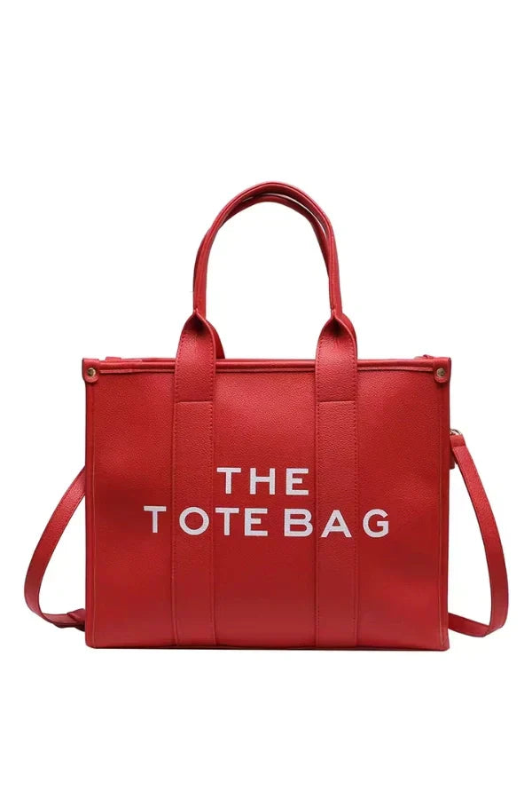 Vegan Leather Tote Bag