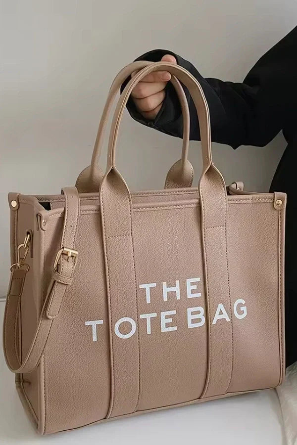 Vegan Leather Tote Bag