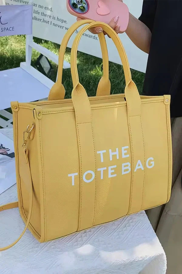 Vegan Leather Tote Bag