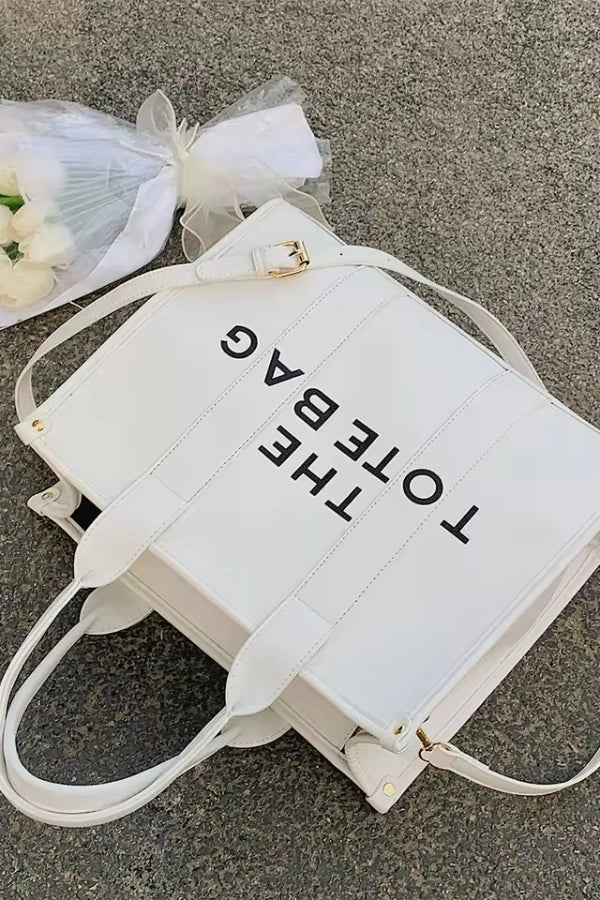 Vegan Leather Tote Bag