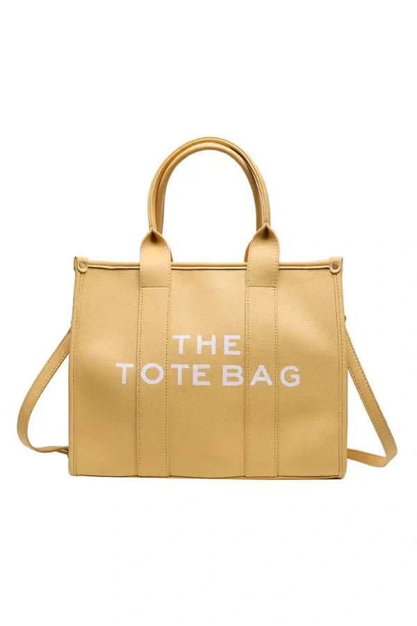 Vegan Leather Tote Bag