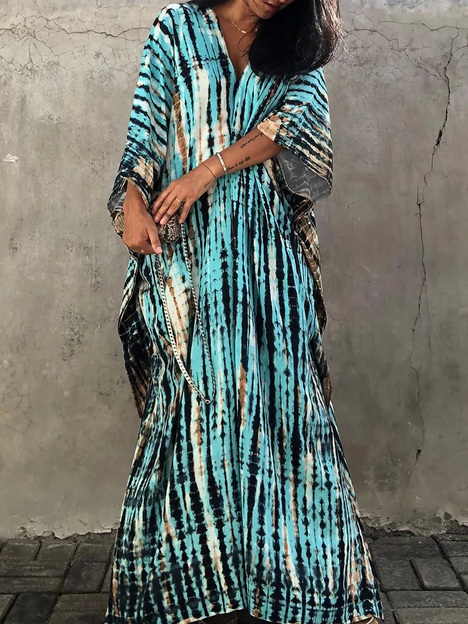 SUMMER KAFTAN MAXI SUMMER DRESS FOR WOMEN