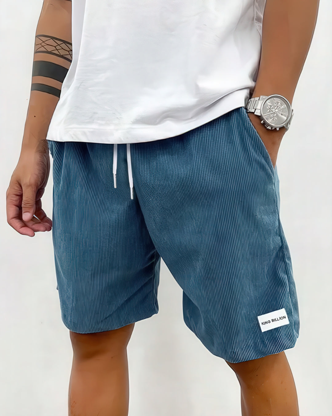 CORDUROY TEXTURE, TIMELESS SHORTS FOR MEN