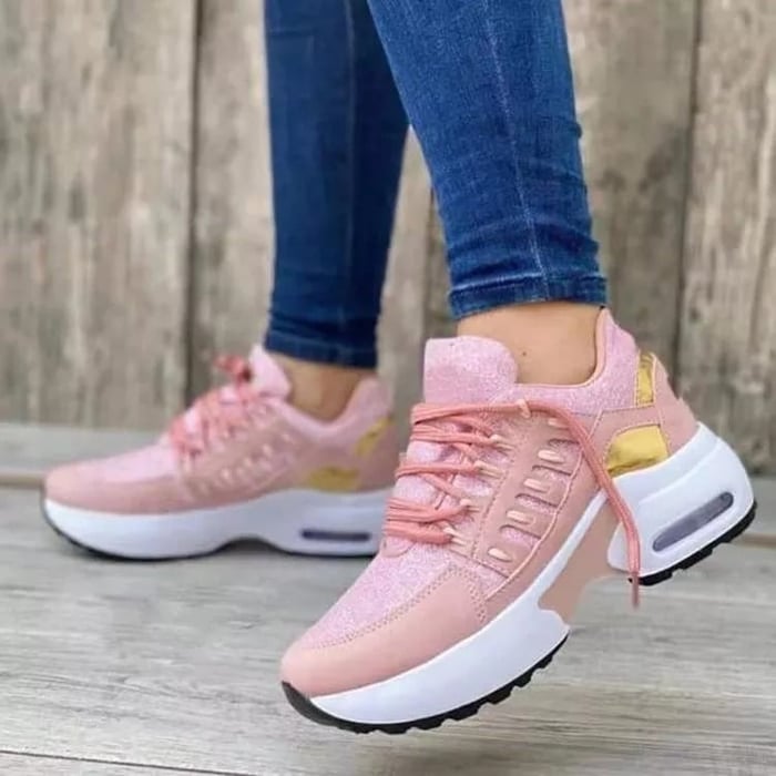 Women's Orthopaedic Sneakers With Breathable Mesh Upper