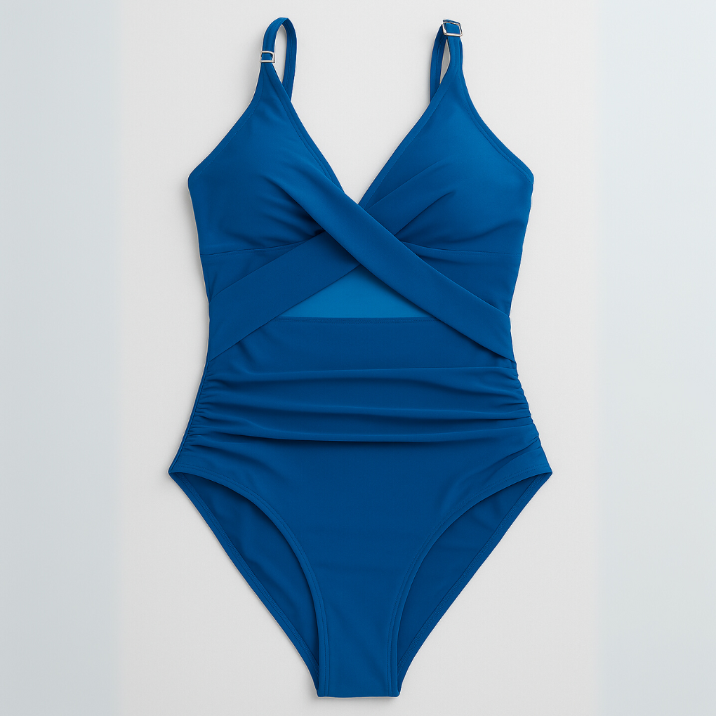 Women's One-piece Swimsuit With Crossover Front