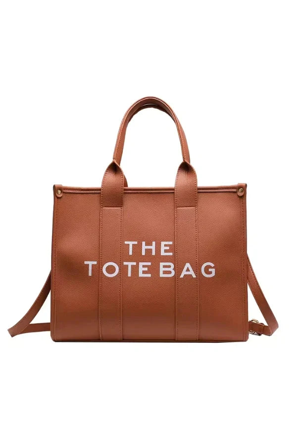 Vegan Leather Tote Bag