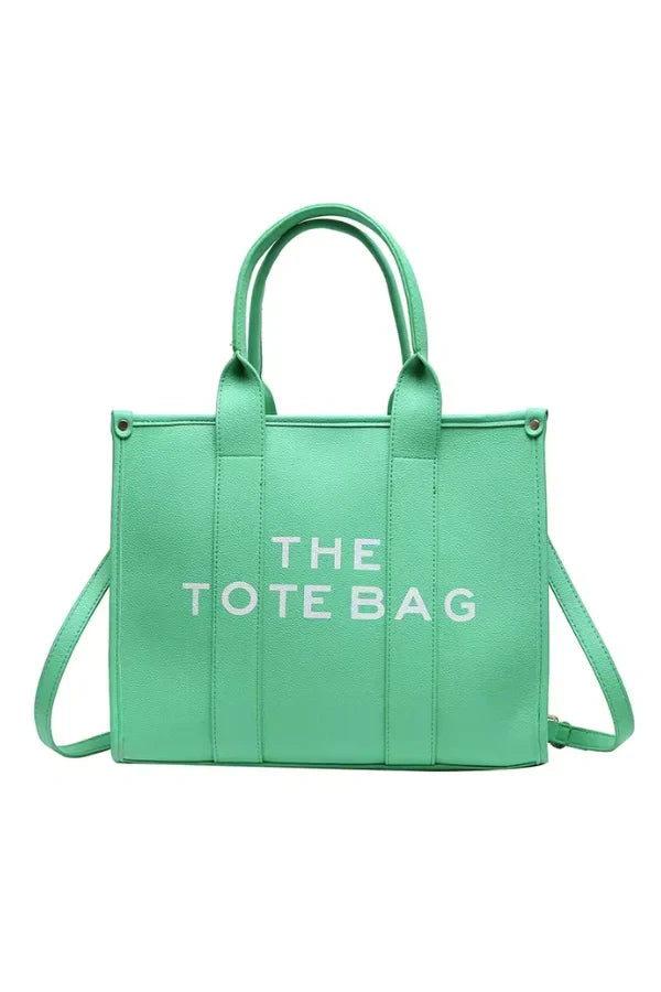 Vegan Leather Tote Bag
