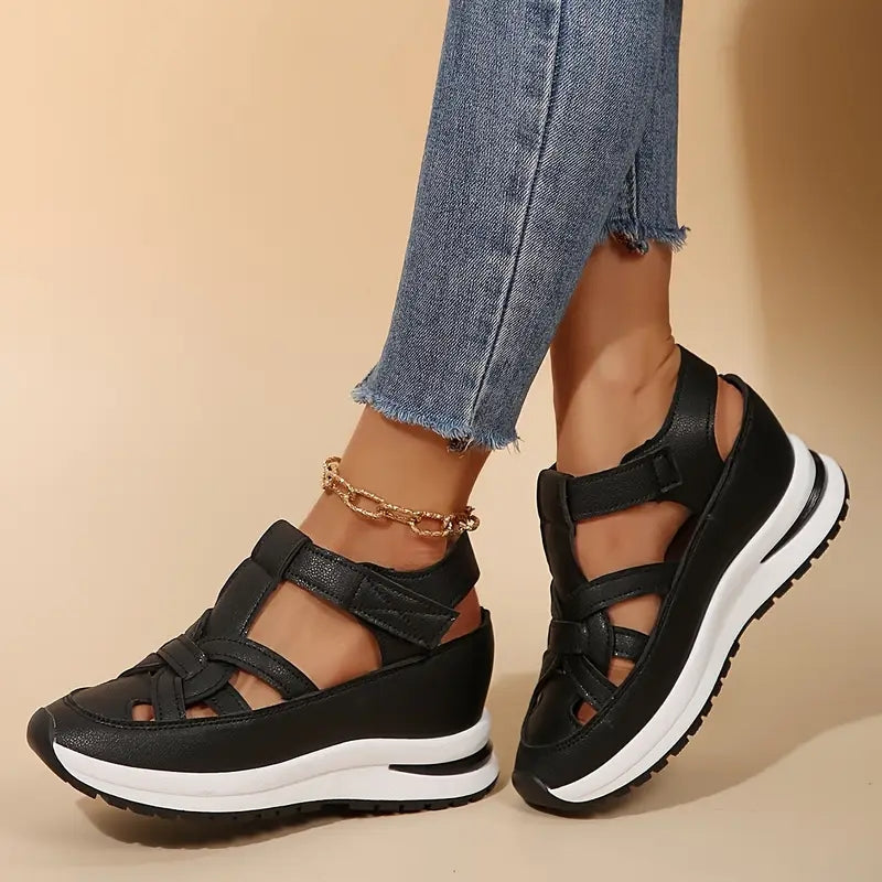Women's Orthopedic Sandals With Adjustable Straps & Wedge Sole