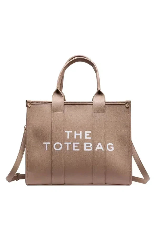 Vegan Leather Tote Bag