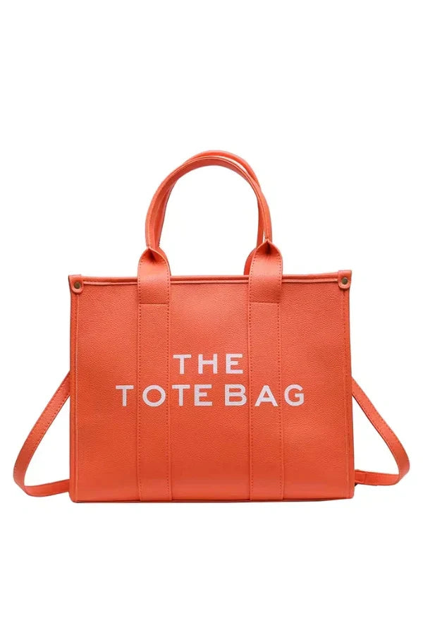 Vegan Leather Tote Bag