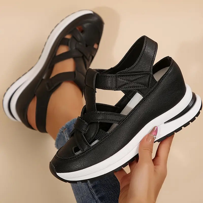 Women's Orthopedic Sandals With Adjustable Straps & Wedge Sole