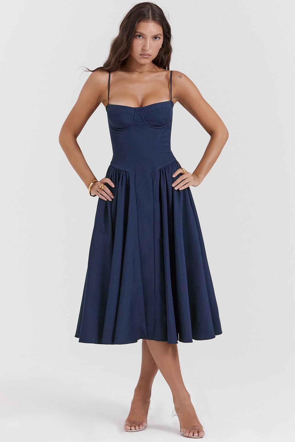 SATIN SUMMER DRESS | MAXI