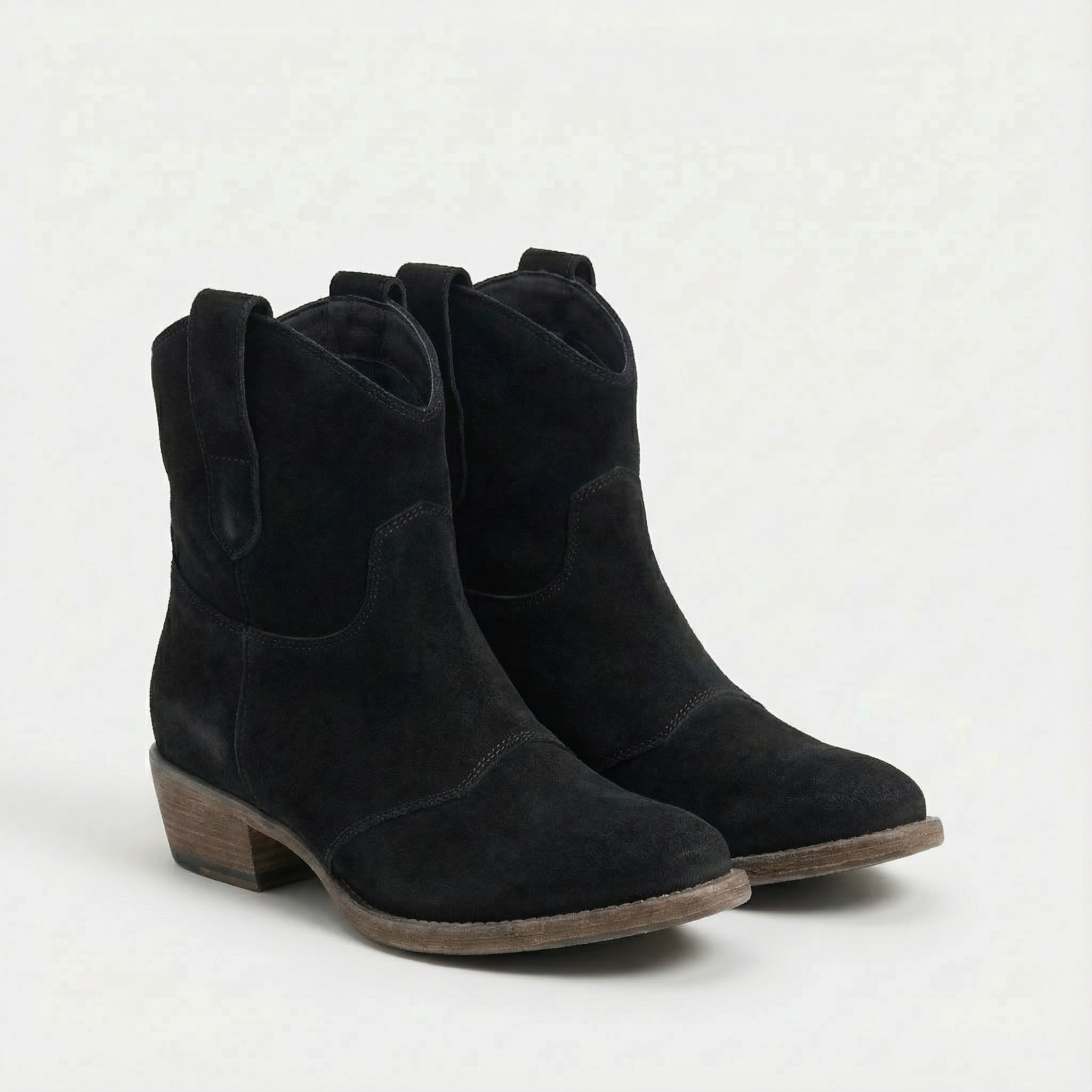Amelia | Women's Ankle Boots With Slouchy Shaft And Low Block Heel | Casual