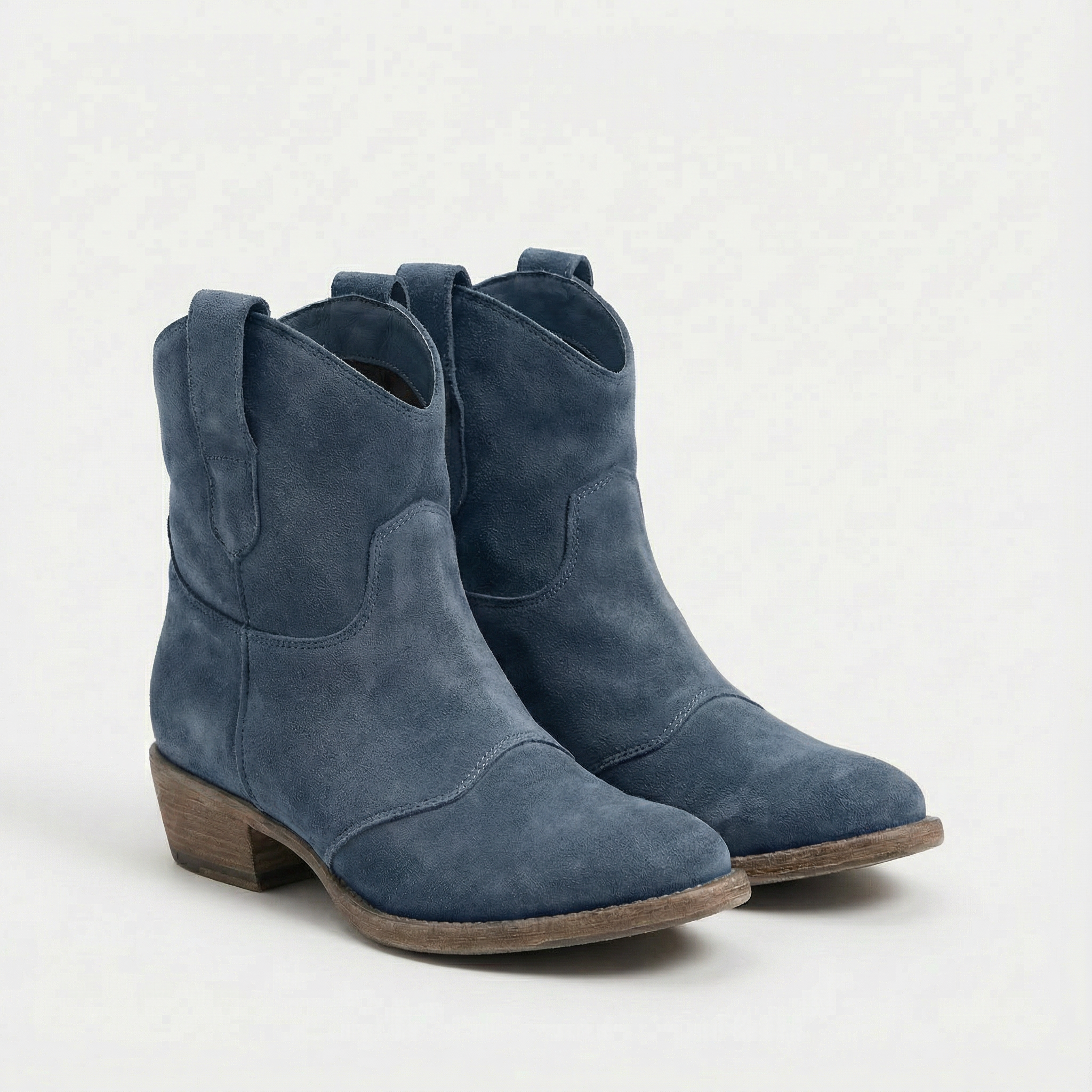Amelia | Women's Ankle Boots With Slouchy Shaft And Low Block Heel | Casual