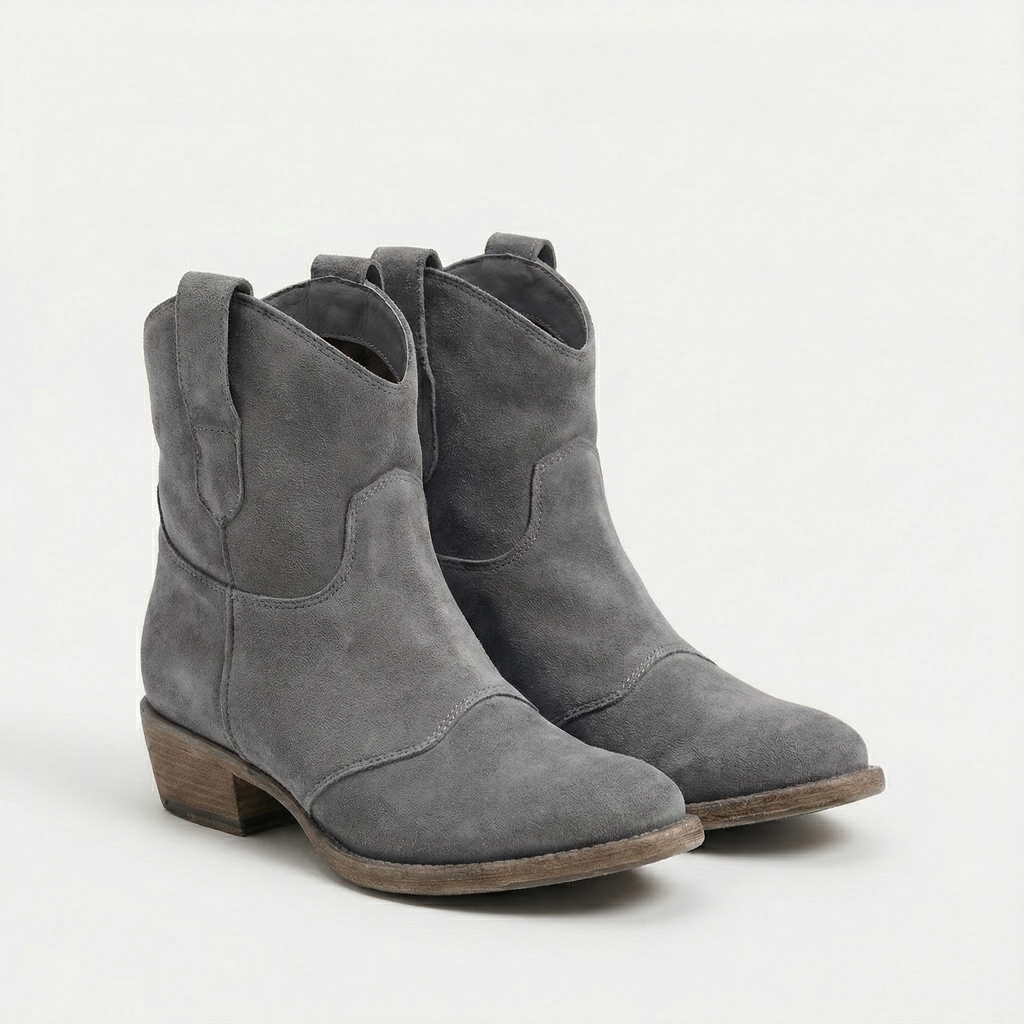 Amelia | Women's Ankle Boots With Slouchy Shaft And Low Block Heel | Casual