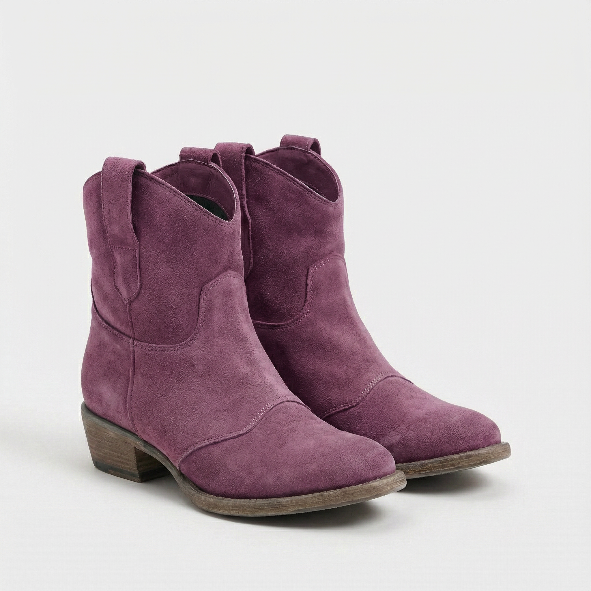 Amelia | Women's Ankle Boots With Slouchy Shaft And Low Block Heel | Casual