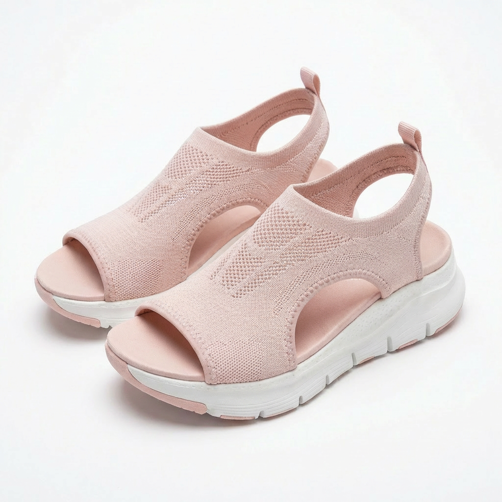 Amelia | Women's Platform Sandals With Side Cut-Outs And Thick Sole | Sporty
