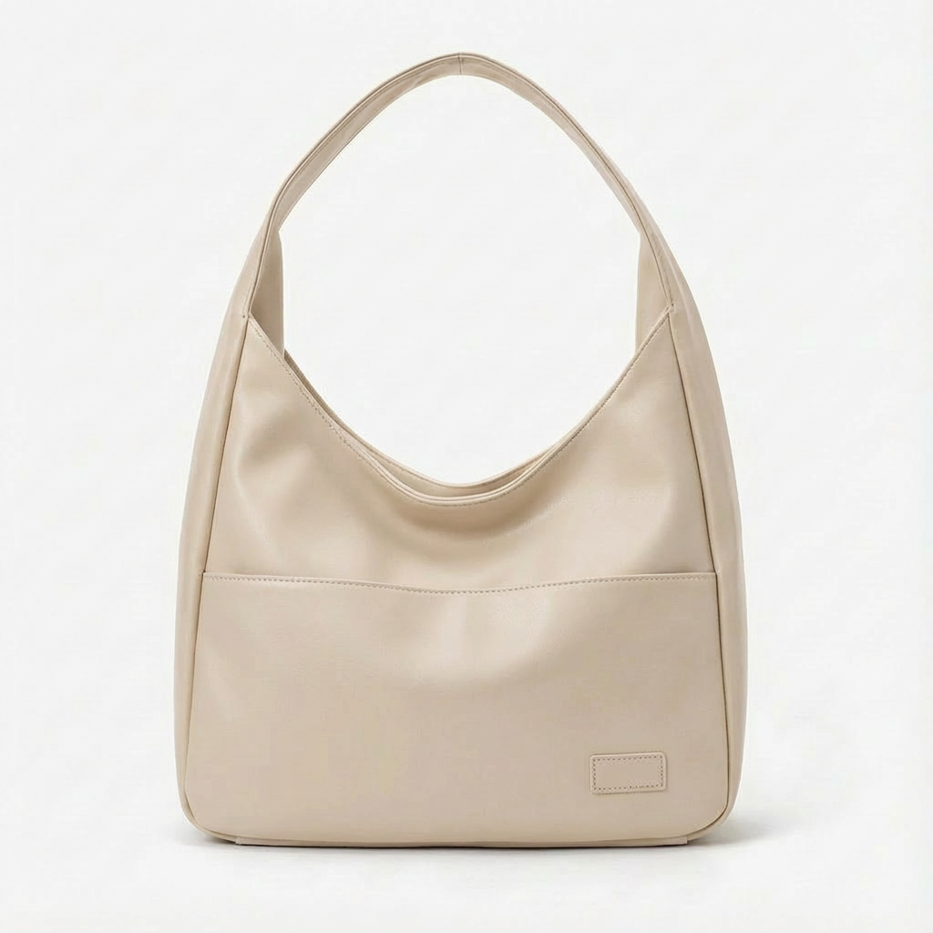 Amelia | Women's Shoulder Bag With Curved Silhouette And Single Strap | Classic