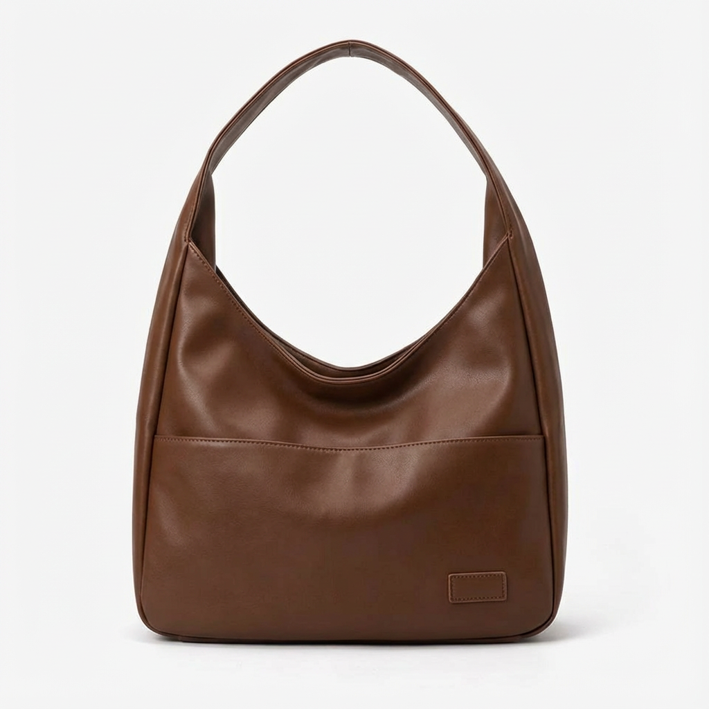 Amelia | Women's Shoulder Bag With Curved Silhouette And Single Strap | Classic