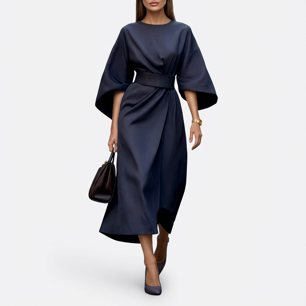 Ann | Women's Wrap Midi Dress
