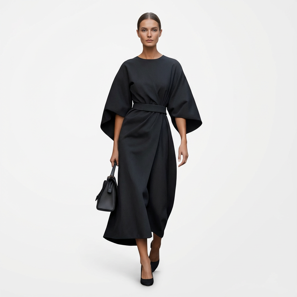 Ann | Women's Wrap Midi Dress