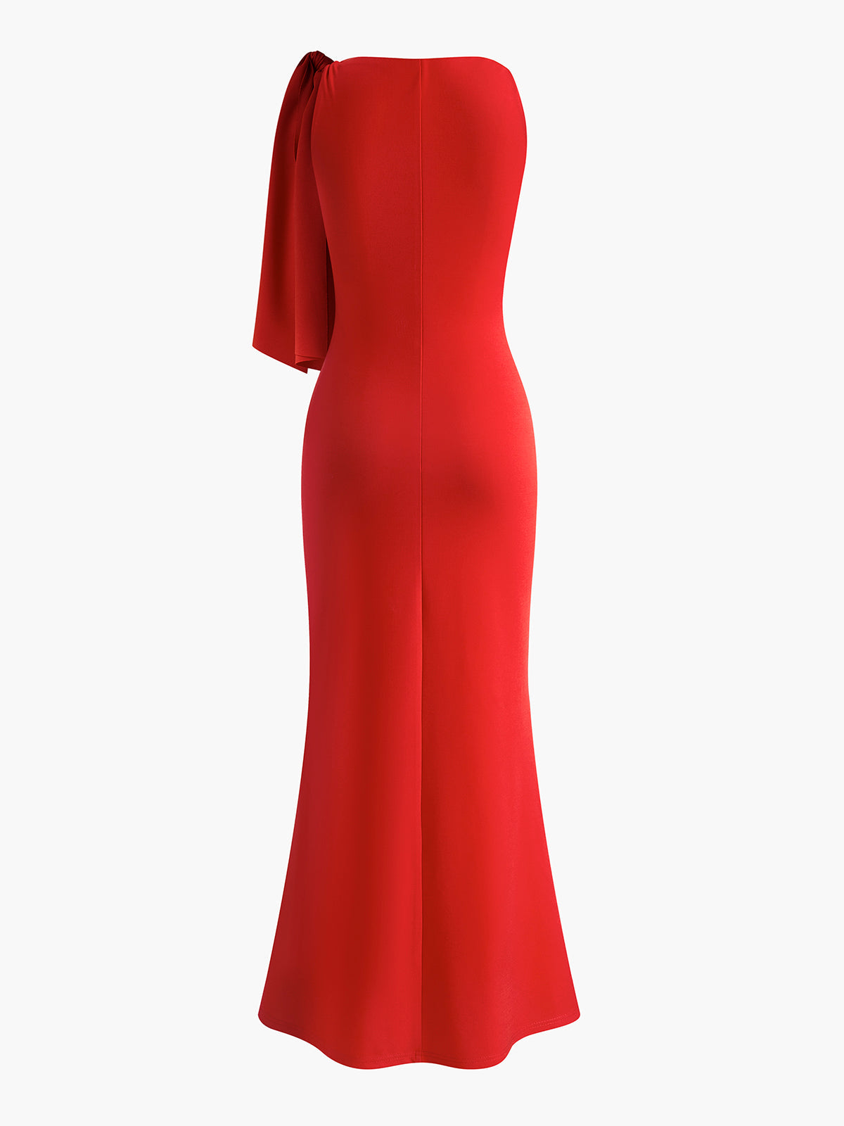 JERSEY KNOTTED SLEEVELESS MAXI DRESS