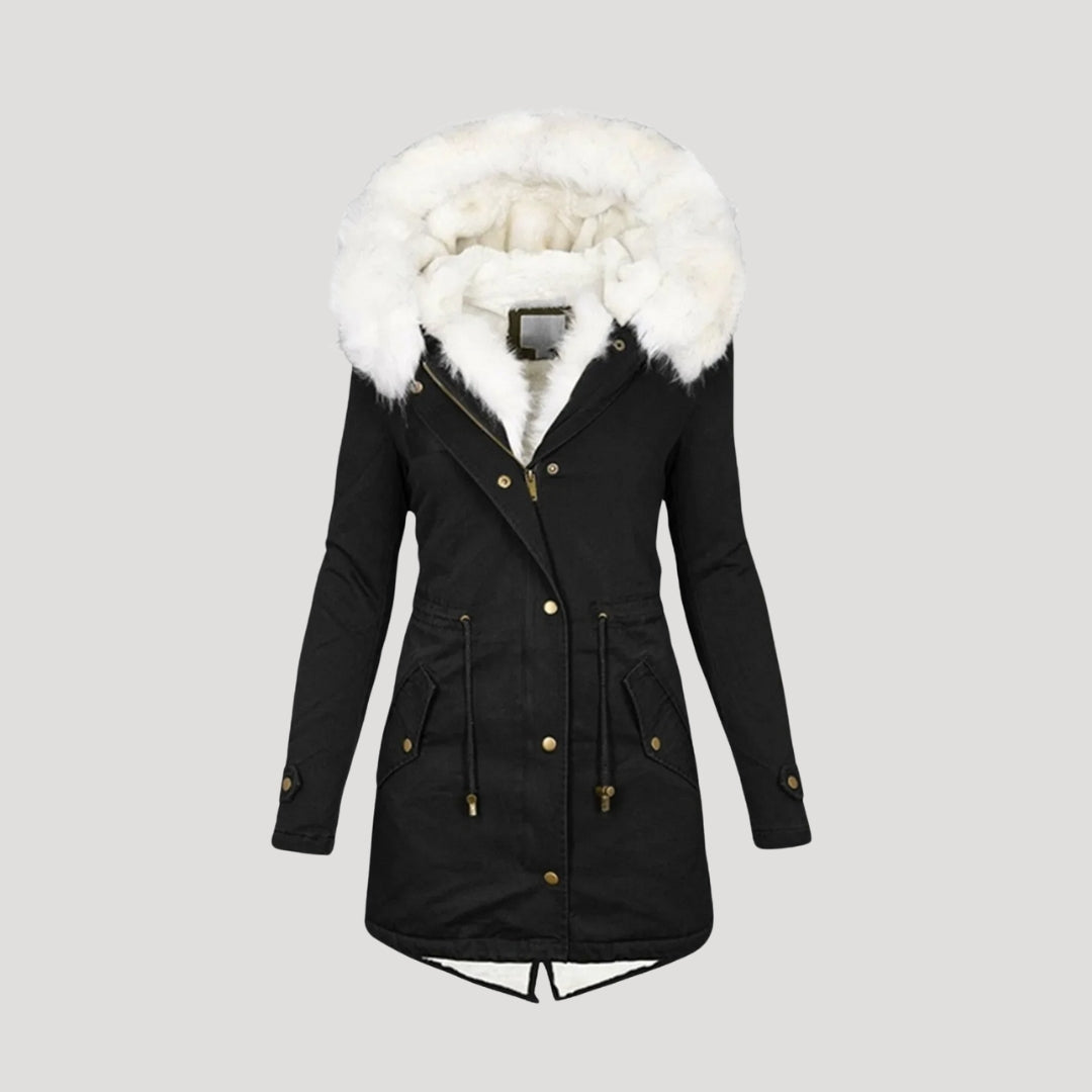 Betty | Women's Belted Parka Jacket - Image 3
