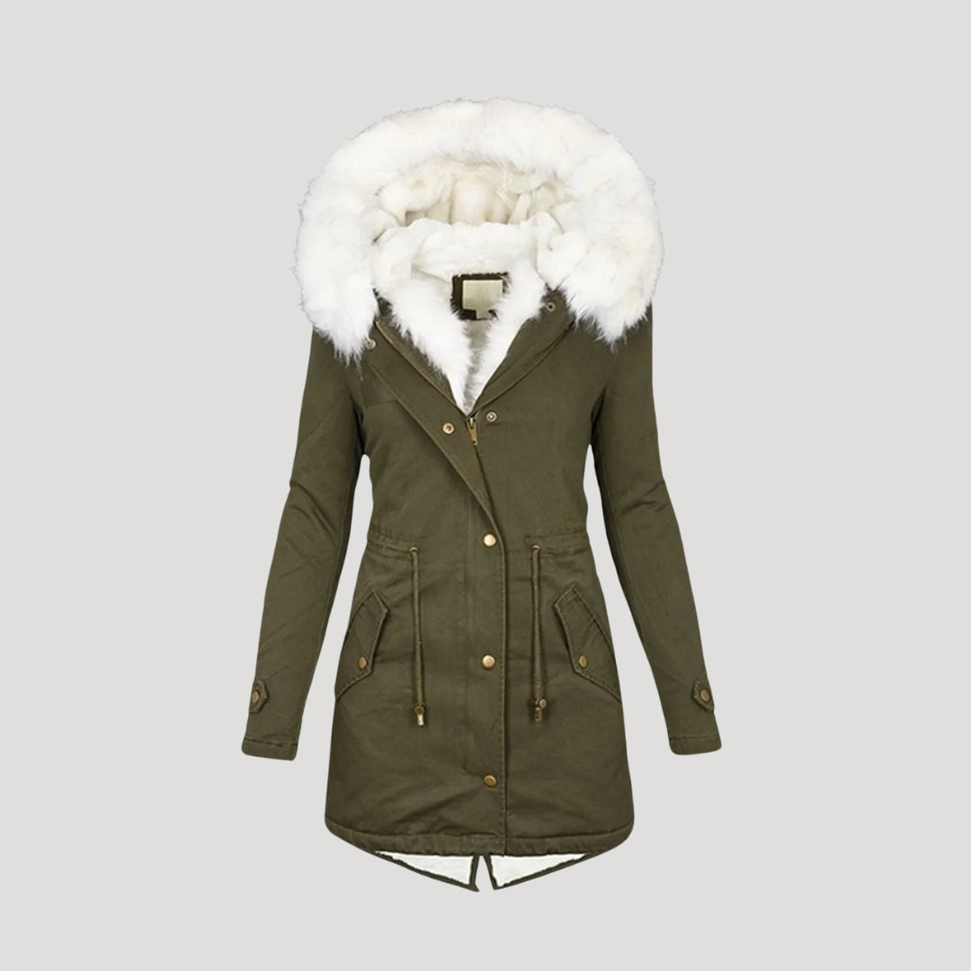 Betty | Women's Belted Parka Jacket - Image 5