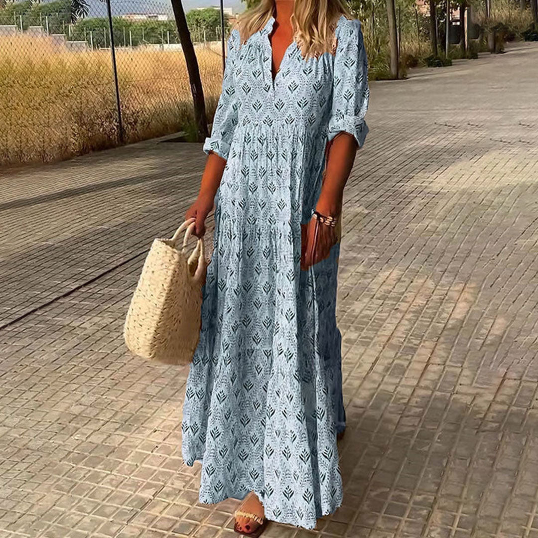 WOMEN'S BOHO MAXI BOHO DRESS