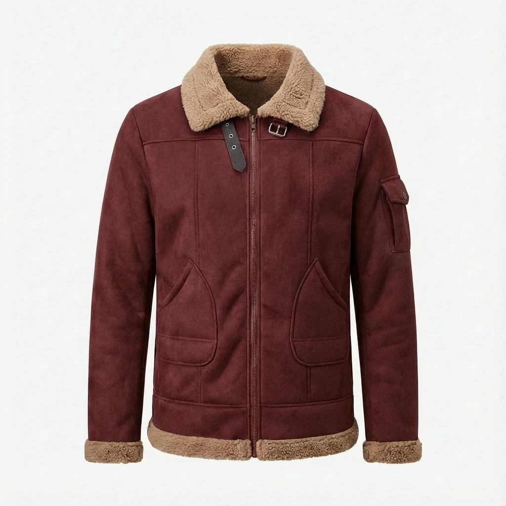 Bradley | Men's Shearling Aviator Jacket