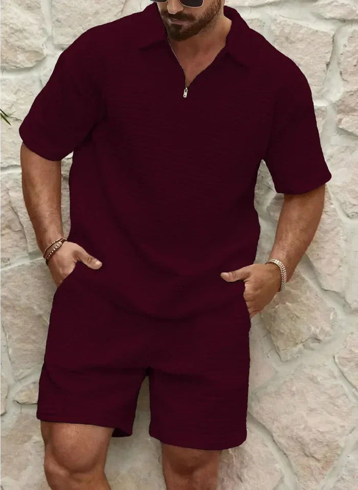 Brody - Casual Waffle Knit Set
