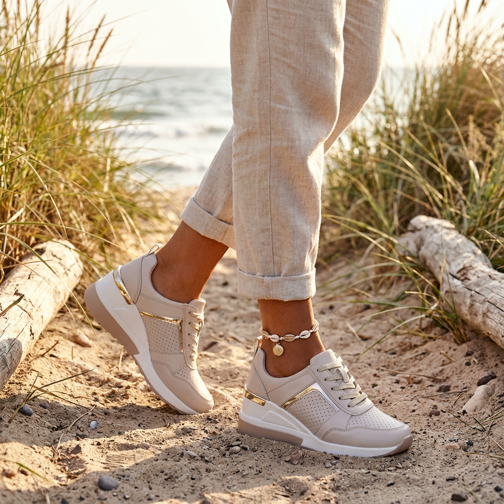 Brooklyn | Women's Platform Lace-Up Sneakers