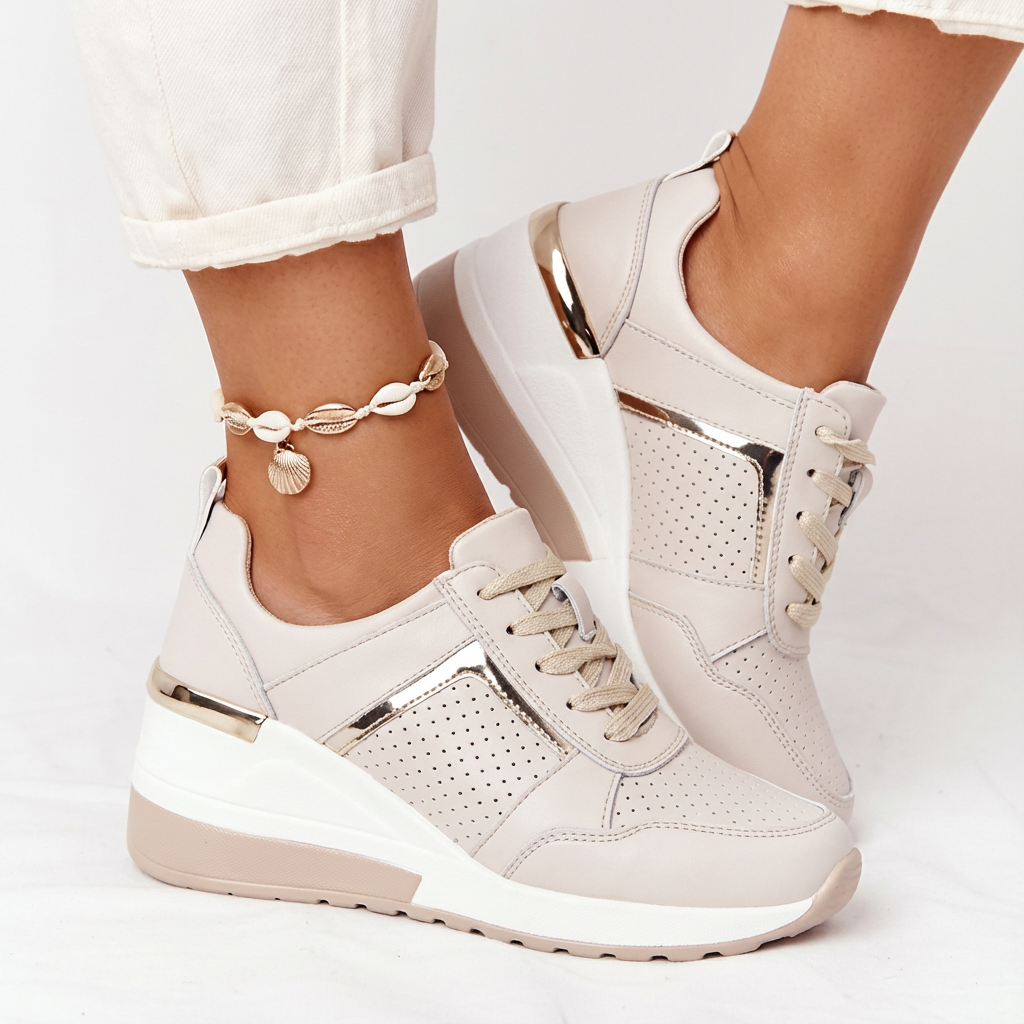 Brooklyn | Women's Platform Lace-Up Sneakers