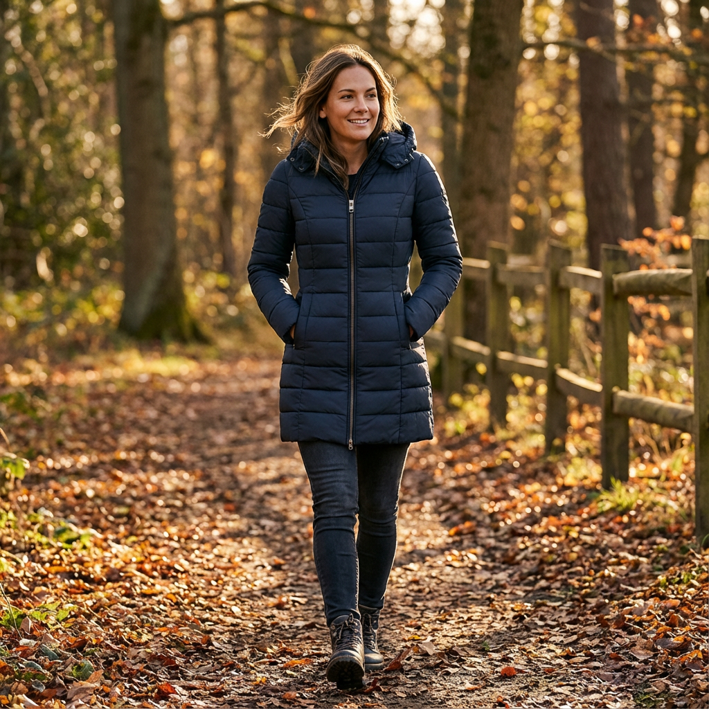 Casey | Women's Hooded Longline Puffer Jacket