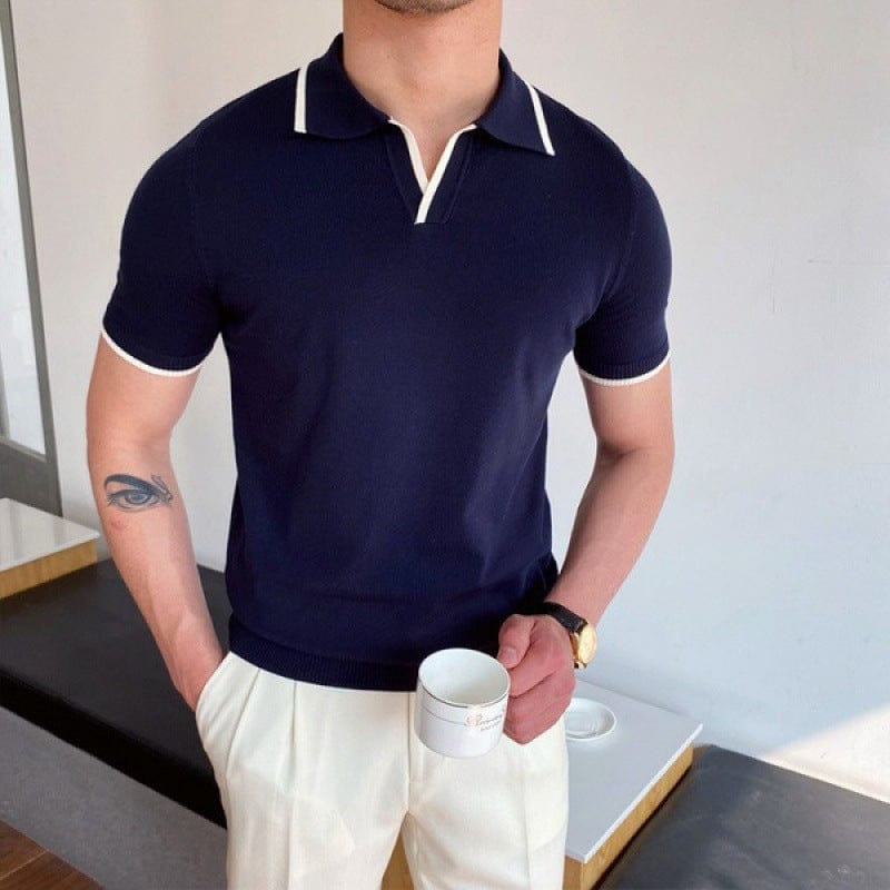 Casual Men’s Polo Shirt with Tailored Fit