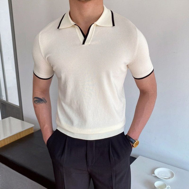 Casual Men’s Polo Shirt with Tailored Fit