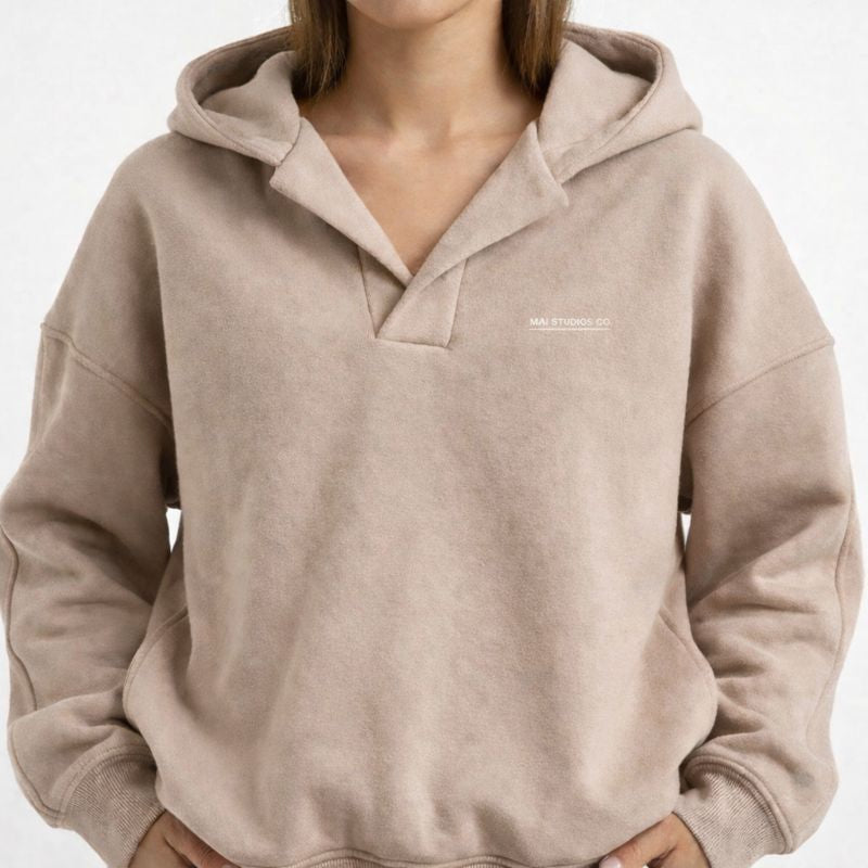 Luna | Women's Hoodie With Oversized Silhouette And Logo Detail | Laid-Back