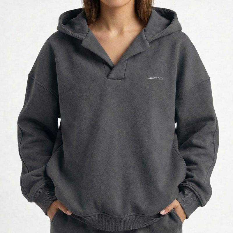 Luna | Women's Hoodie With Oversized Silhouette And Logo Detail | Laid-Back