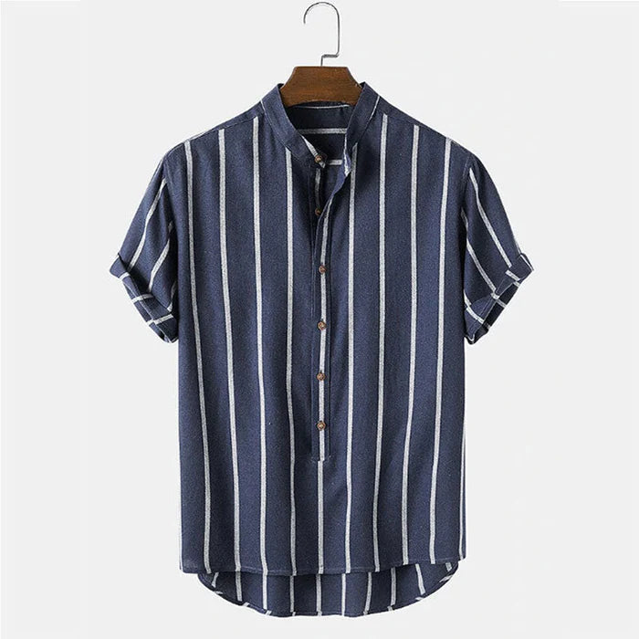 Elegant Lightweight Striped Summer Set for Men