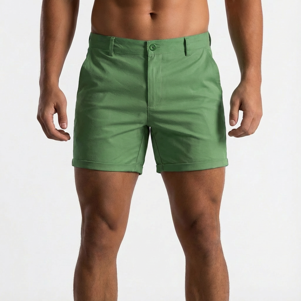 George | Men's Chino Shorts With Flat Front And Side Pockets | Summer-Ready