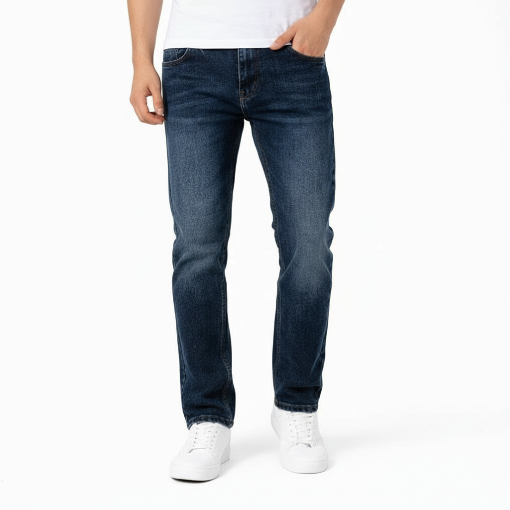 George | Men's Tapered Jeans With Slim Fit And Classic Pockets | Versatile
