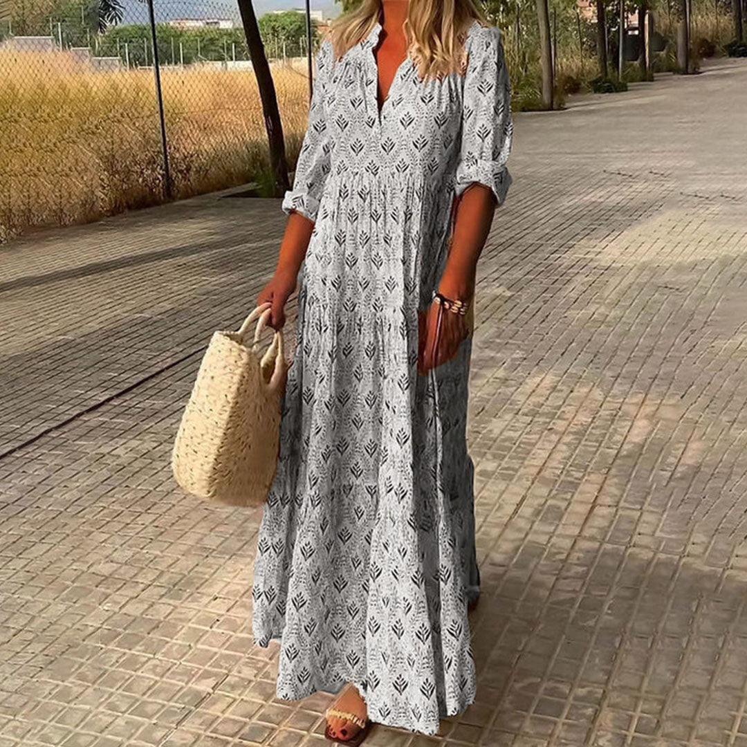WOMEN'S BOHO MAXI BOHO DRESS