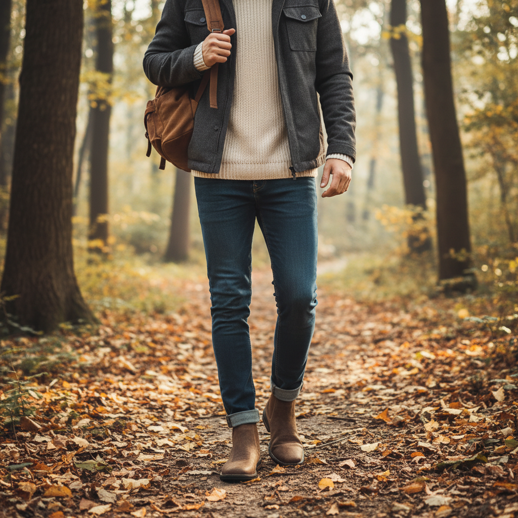 Harry | Men's Chelsea Boots With Elastic Panels And Pull Tab | Vintage