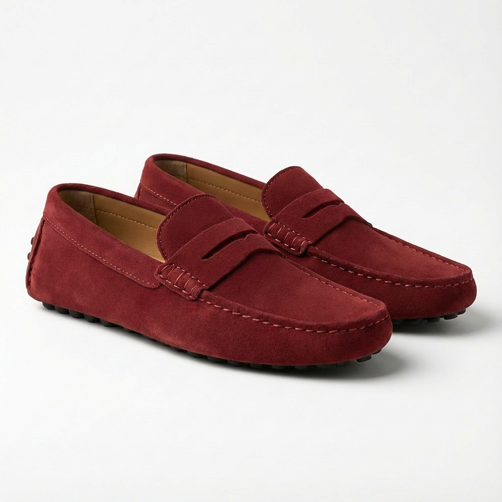 Harry | Men's Driving Loafers With Penny Strap And Low Profile | Smart