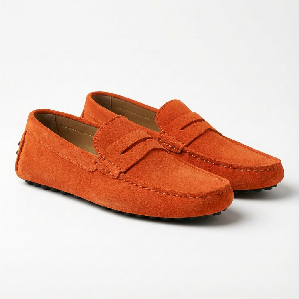 Harry | Men's Driving Loafers With Penny Strap And Low Profile | Smart