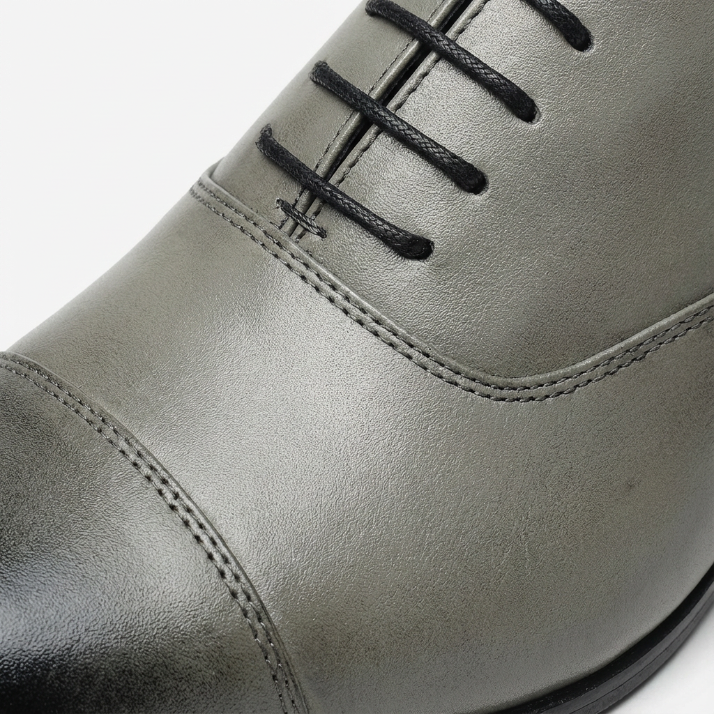 Harry | Men's Oxford Shoes With Cap Toe Design And Lace-Up Closure | Sharp