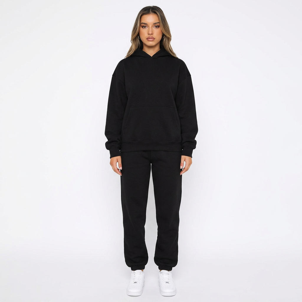 Isla | Women's Loungewear Set With Hooded Top And Tapered Joggers | Relaxed