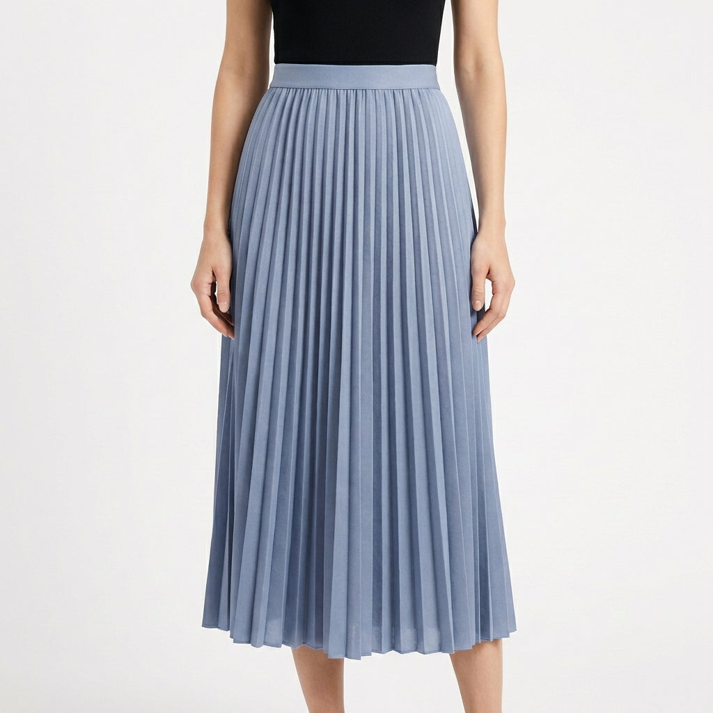 Isla | Women's Pleated Skirt With Accordion Pleats And Midi Length | Elegant