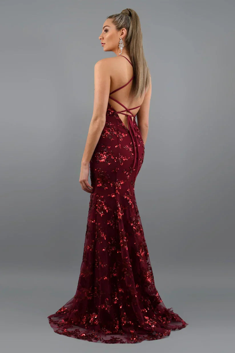 SEQUIN MAXI DRESS – GLAMOUR & ELEGANCE